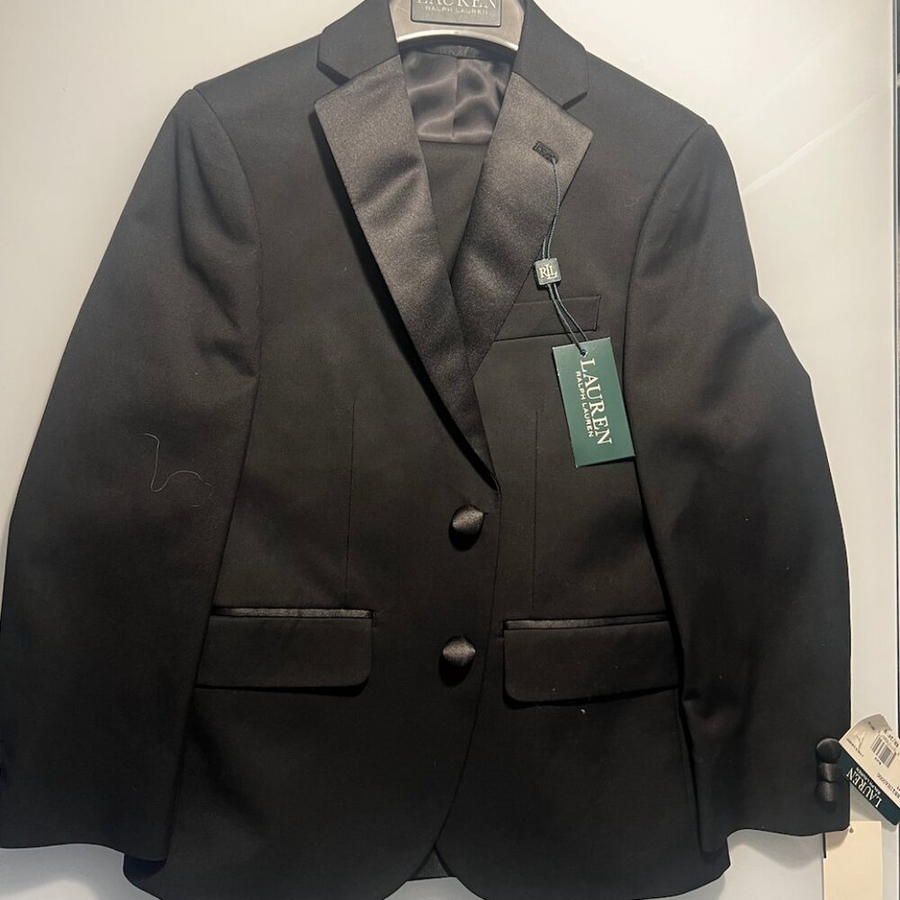 Ralph Lauren Boy’s Black Tuxedo Jacket & Pants NWT